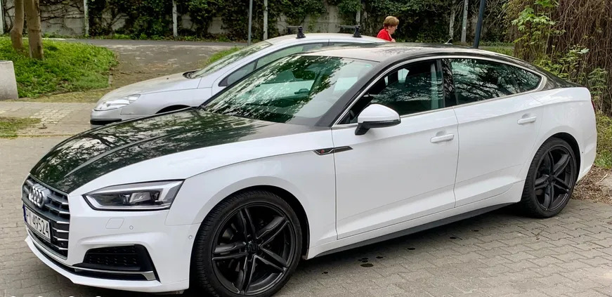 audi Audi A5 cena 103800 przebieg: 189000, rok produkcji 2018 z Poznań